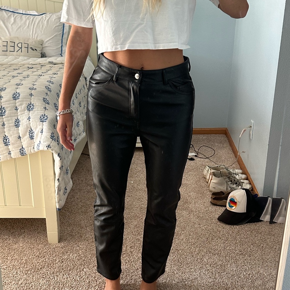 H&M leather pants